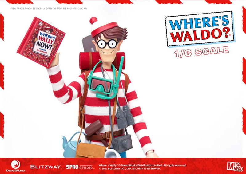 Load image into Gallery viewer, Blitzway - MEGAHERO Where&#39;s Waldo: Waldo 1/6 Scale Figure
