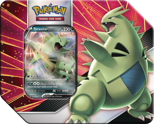 Pokemon TCG - Sword and Shield Battle Styles: V Strikers Tin [Tyranitar V]