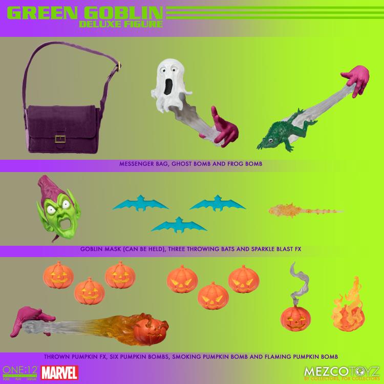 Load image into Gallery viewer, Mezco Toyz - One:12 Green Goblin Deluxe Edition
