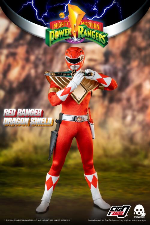 Load image into Gallery viewer, Threezero - Mighty Morphin Power Rangers - Dragon Shield Red Ranger (PX Exlusive)
