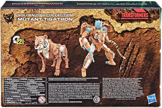 Transformers War for Cybertron: Kingdom Golden Disk Collection - Voyager Mutant Tigatron