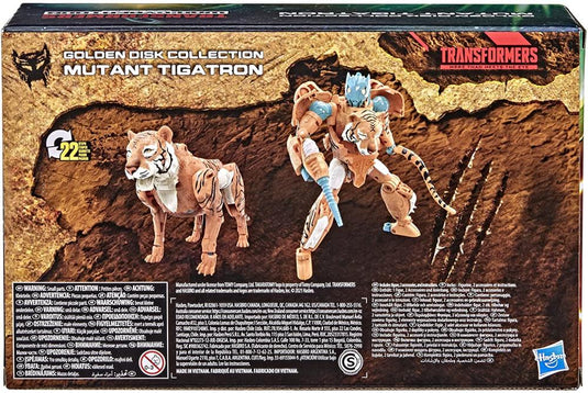 Transformers War for Cybertron: Kingdom Golden Disk Collection - Voyager Mutant Tigatron