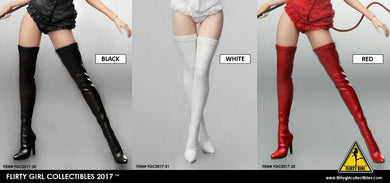 Flirty Girl - High Boots - Red