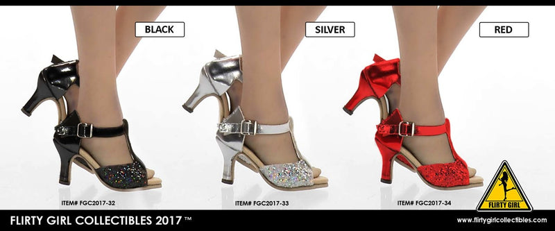 Load image into Gallery viewer, Flirty Girl - Peep-toe High Heel Shoes - Red
