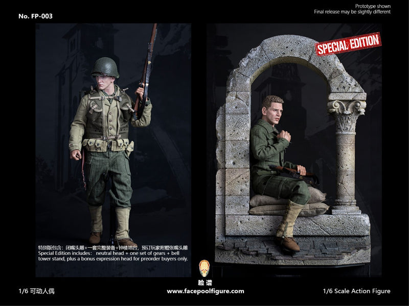 Load image into Gallery viewer, Facepoolfigure - 1944 WWII US Ranger Private Sniper Special Edition
