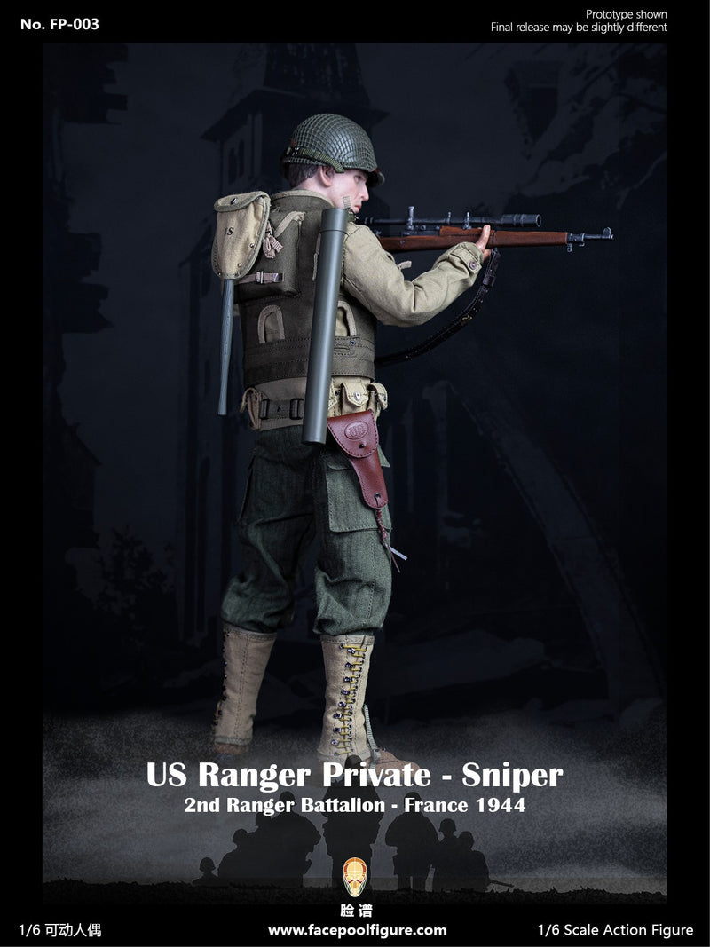 Load image into Gallery viewer, Facepoolfigure - 1944 WWII US Ranger Private Sniper Ordinary Version
