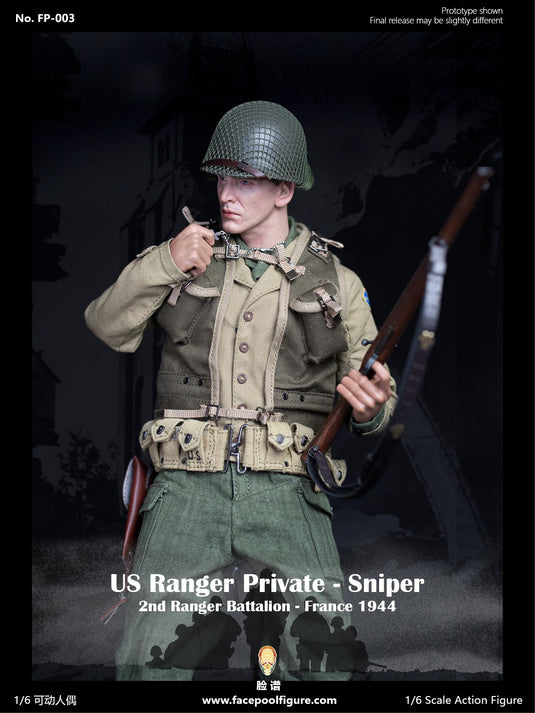 Facepoolfigure - 1944 WWII US Ranger Private Sniper Ordinary Version