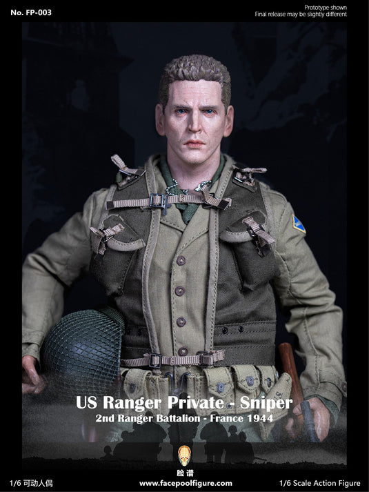 Facepoolfigure - 1944 WWII US Ranger Private Sniper Ordinary Version