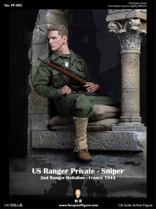 Facepoolfigure - 1944 WWII US Ranger Private Sniper Special Edition