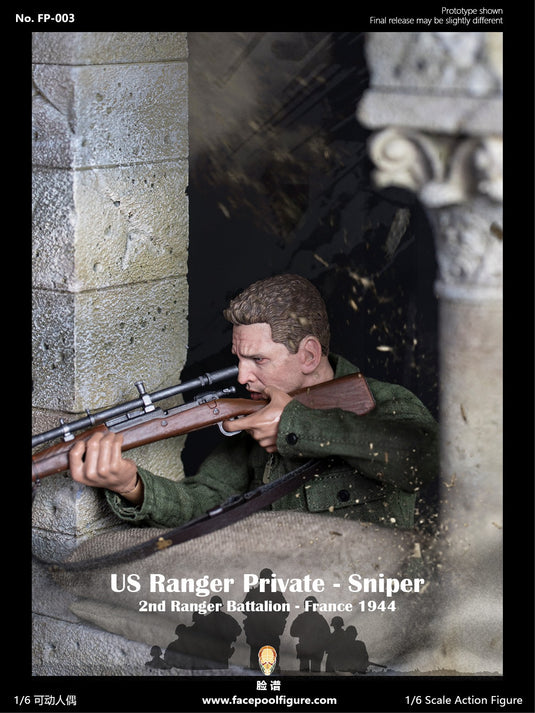 Facepoolfigure - 1944 WWII US Ranger Private Sniper Special Edition