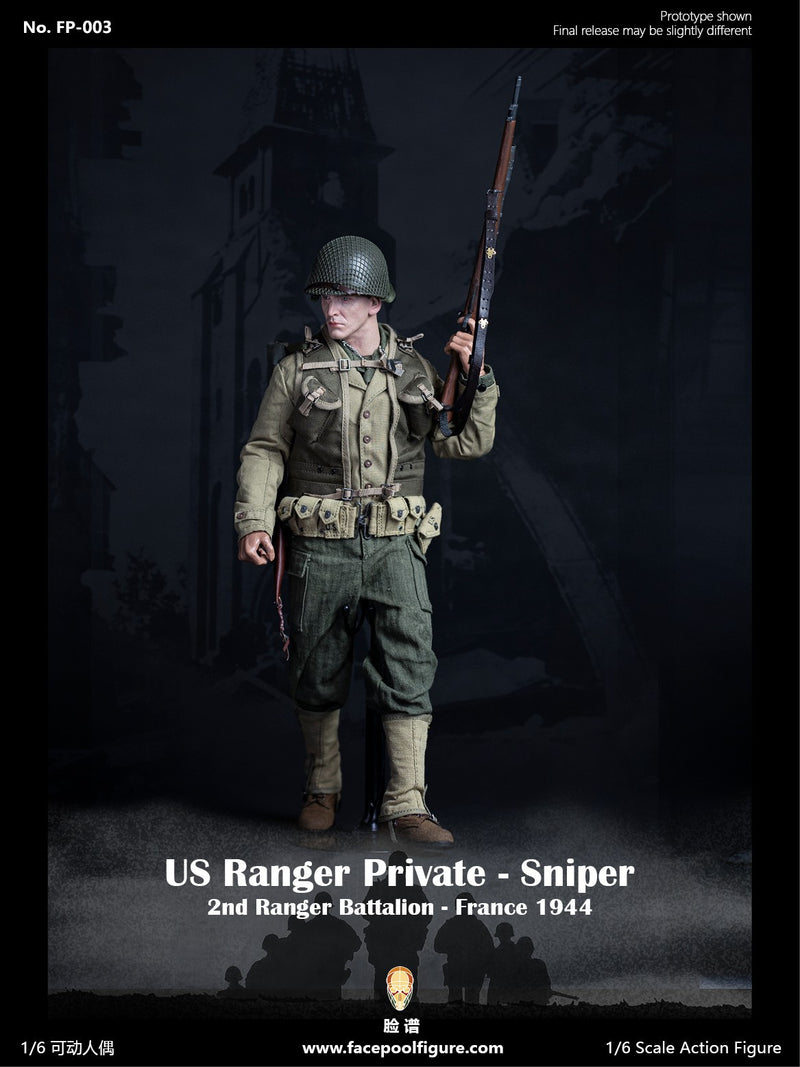 Load image into Gallery viewer, Facepoolfigure - 1944 WWII US Ranger Private Sniper Ordinary Version
