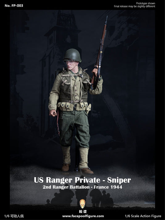 Facepoolfigure - 1944 WWII US Ranger Private Sniper Ordinary Version