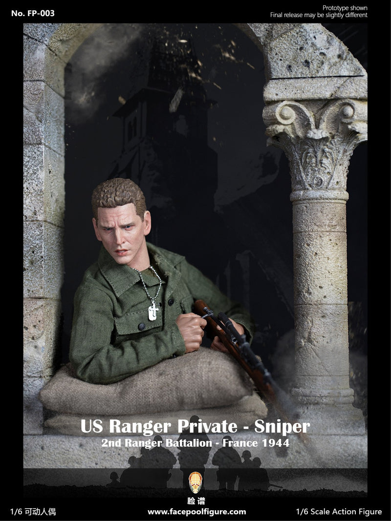 Load image into Gallery viewer, Facepoolfigure - 1944 WWII US Ranger Private Sniper Special Edition
