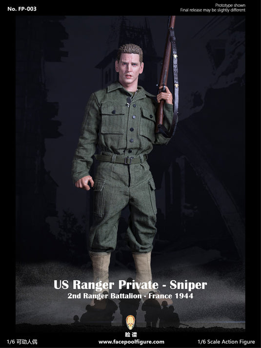 Facepoolfigure - 1944 WWII US Ranger Private Sniper Ordinary Version