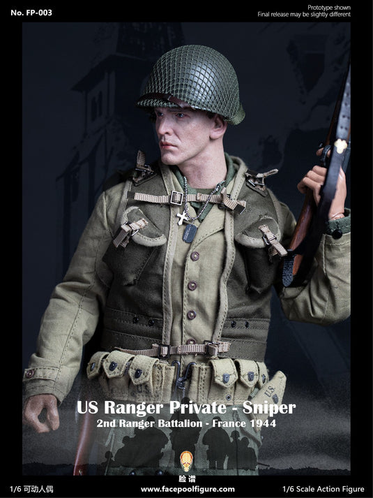 Facepoolfigure - 1944 WWII US Ranger Private Sniper Ordinary Version