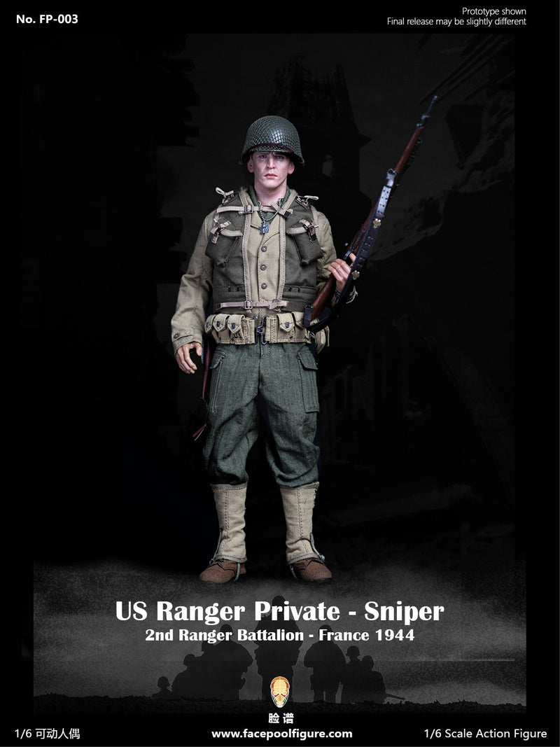 Load image into Gallery viewer, Facepoolfigure - 1944 WWII US Ranger Private Sniper Ordinary Version
