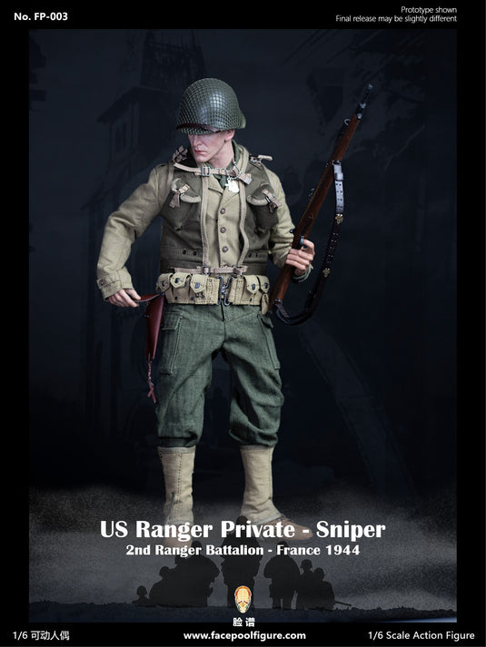 Facepoolfigure - 1944 WWII US Ranger Private Sniper Ordinary Version