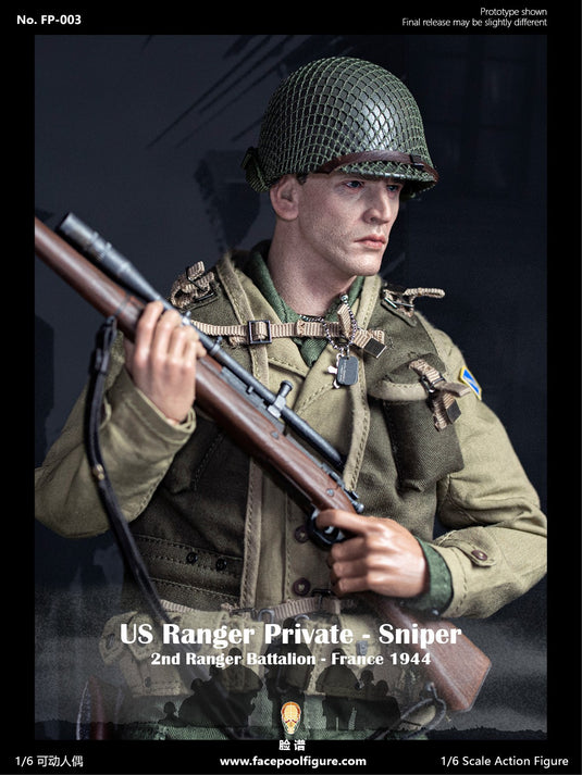 Facepoolfigure - 1944 WWII US Ranger Private Sniper Ordinary Version