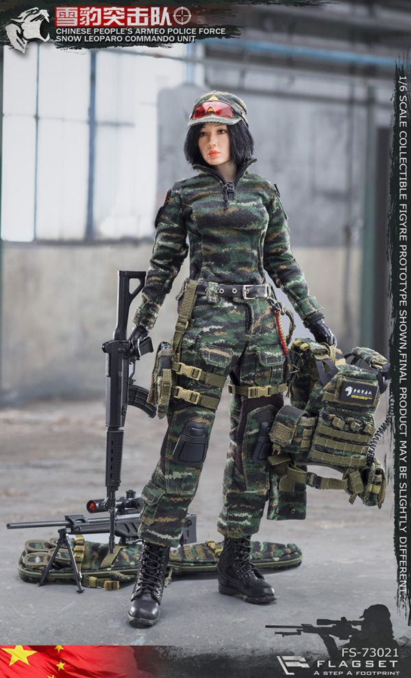 Load image into Gallery viewer, Flagset - Chinese Snow Leopard Commando Unit - Female Sniper
