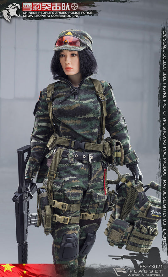 Flagset - Chinese Snow Leopard Commando Unit - Female Sniper