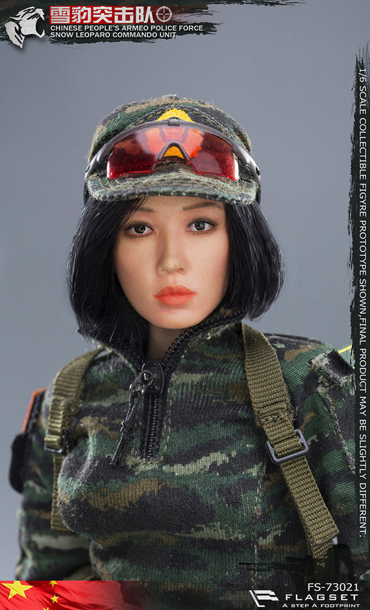 Flagset - Chinese Snow Leopard Commando Unit - Female Sniper