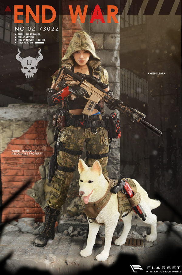 Load image into Gallery viewer, Flagset - Doomsday War Series: End War Death Squad &quot;U&quot; Umir and Dog Suit
