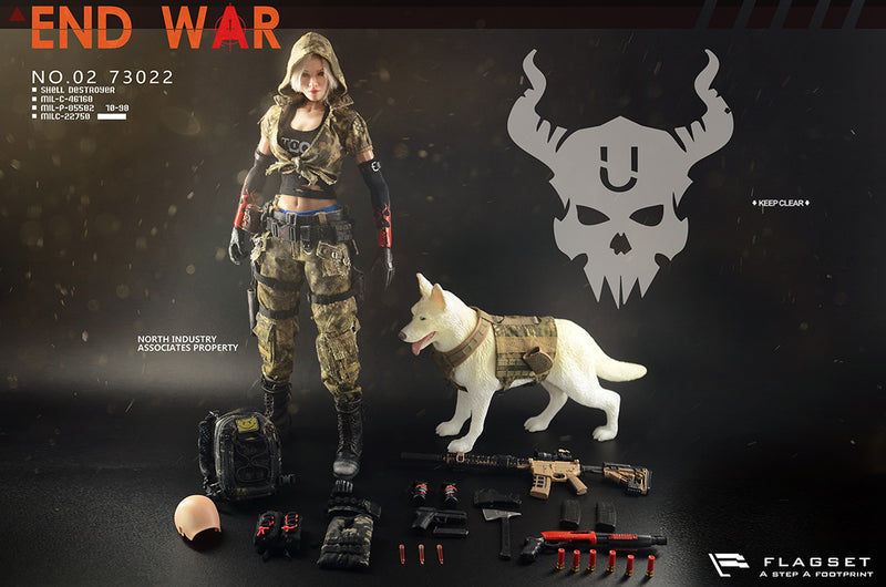 Load image into Gallery viewer, Flagset - Doomsday War Series: End War Death Squad &quot;U&quot; Umir and Dog Suit
