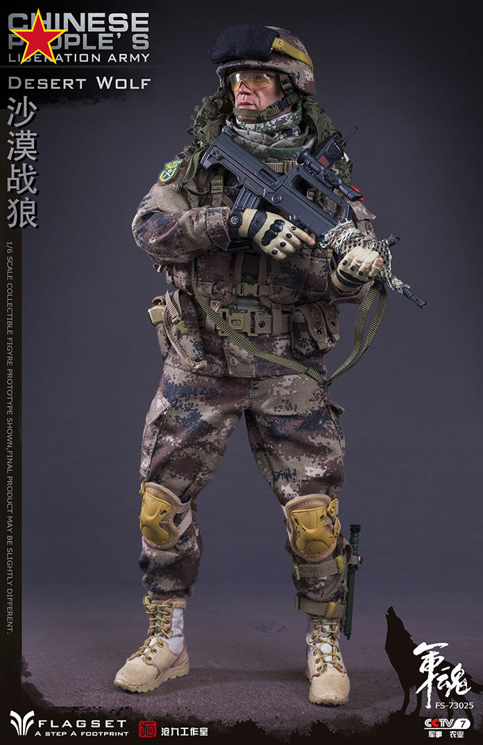 Load image into Gallery viewer, Flagset - Chinese People&#39;s Liberation Army Desert Wolf
