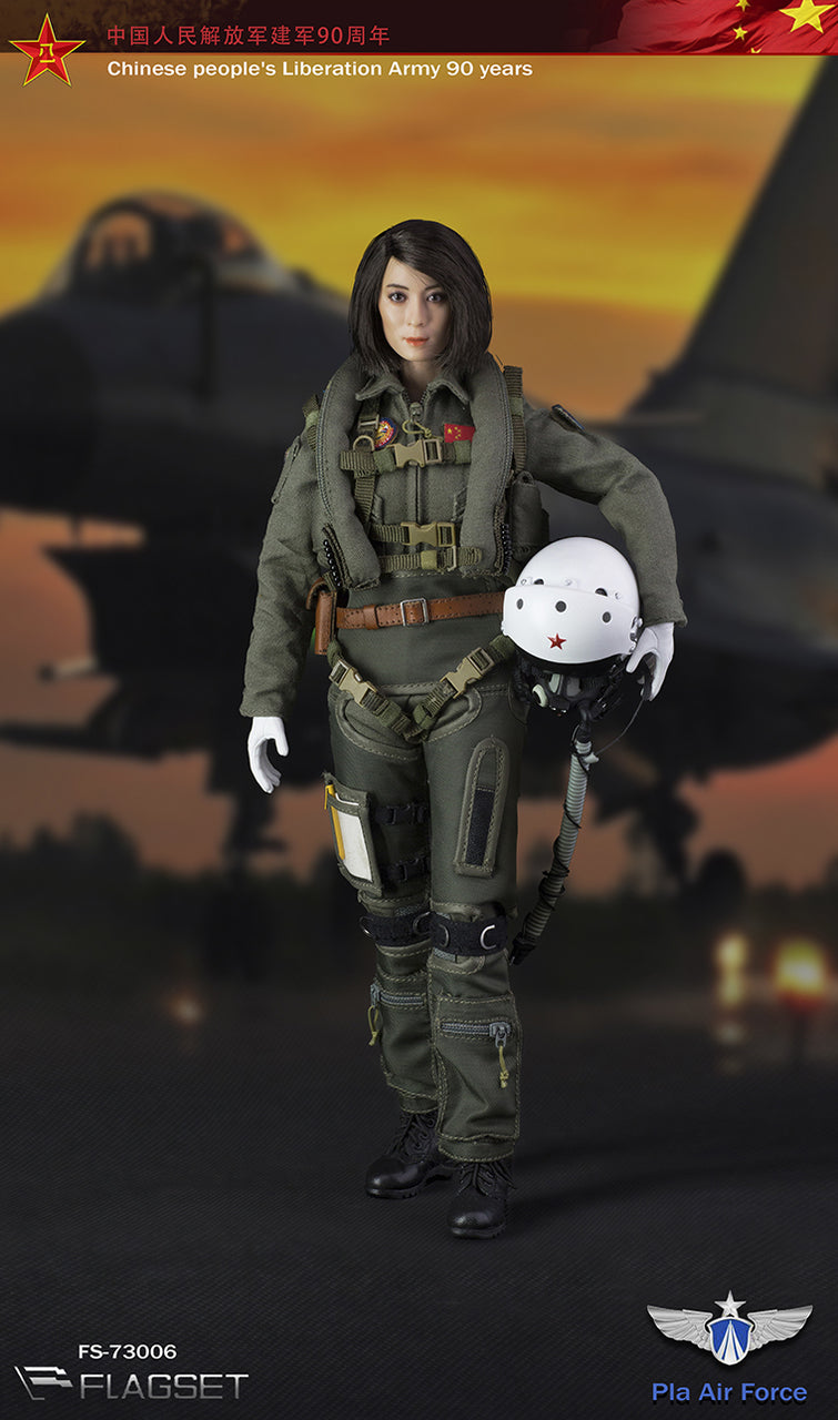 Load image into Gallery viewer, Flagset - Chinese PLA AirForce Female Aviator
