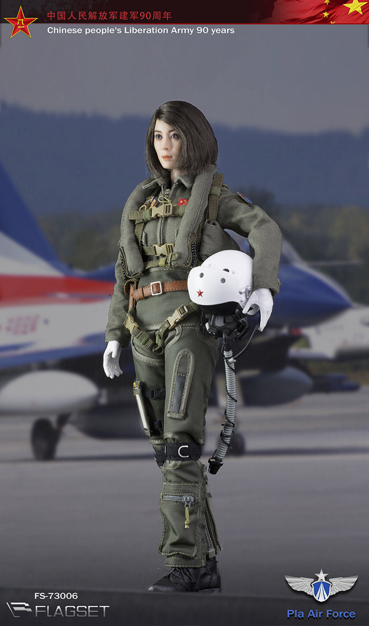 Load image into Gallery viewer, Flagset - Chinese PLA AirForce Female Aviator
