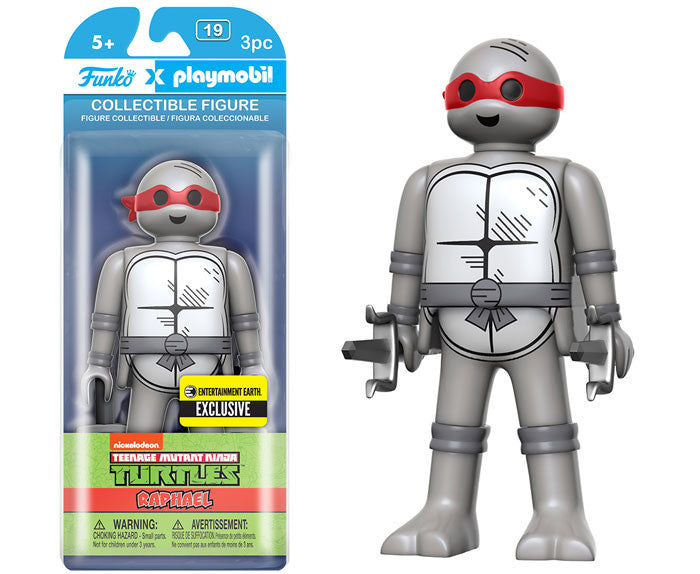 Load image into Gallery viewer, Funko x Playmobil - Tmnt Raphael Black and White
