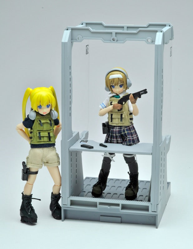 Load image into Gallery viewer, Little Armory LD010 Shooting Range A - 1/12 Scale Plastic Model Kit
