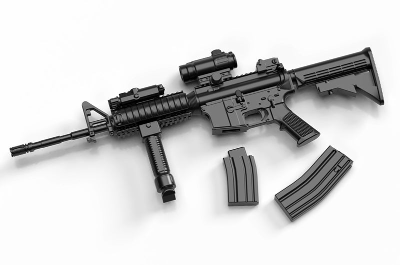 Load image into Gallery viewer, Little Armory LA050 M4A1 Type 2.0 - 1/12 Scale Plastic Model Kit
