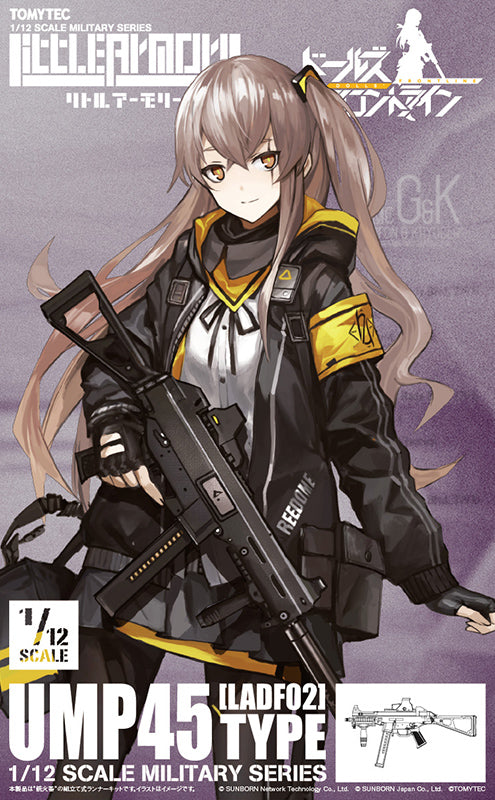 Load image into Gallery viewer, Little Armory LADF02 Dolls Front Line UMP45 - 1/12 Scale Plastic Model Kit
