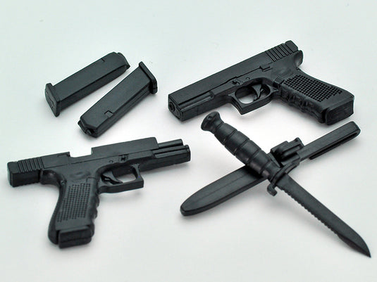 Little Armory LA028 Glock 17.18C Type - 1/12 Scale Plastic Model Kit