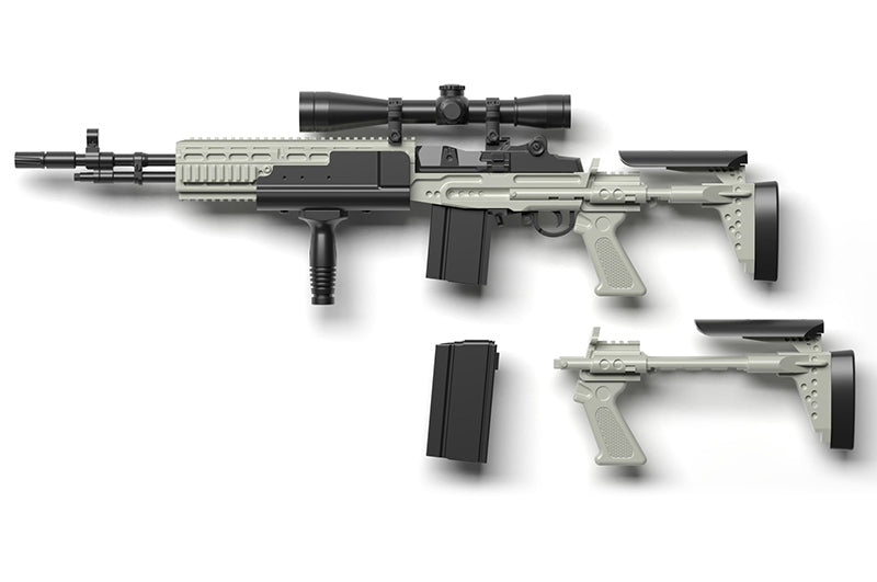 Load image into Gallery viewer, Little Armory LA051 Mk14Mod0 EBR - 1/12 Scale Plastic Model Kit
