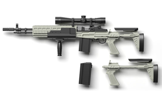 Little Armory LA051 Mk14Mod0 EBR - 1/12 Scale Plastic Model Kit