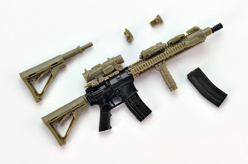 Load image into Gallery viewer, Little Armory LA037 M4A1SOPMOD Block 2 Type - 1/12 Scale Plastic Model Kit
