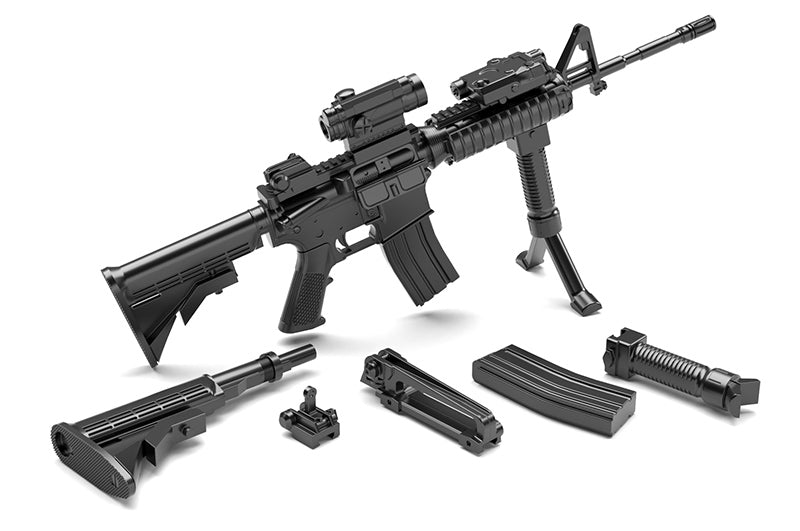 Load image into Gallery viewer, Little Armory LA050 M4A1 Type 2.0 - 1/12 Scale Plastic Model Kit
