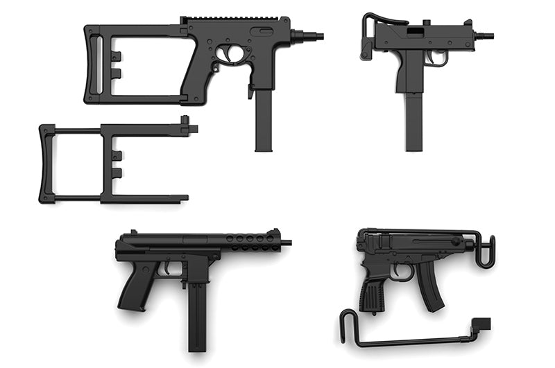 Load image into Gallery viewer, Little Armory LA058 Compact SMG - 1/12 Scale Plastic Model Kit
