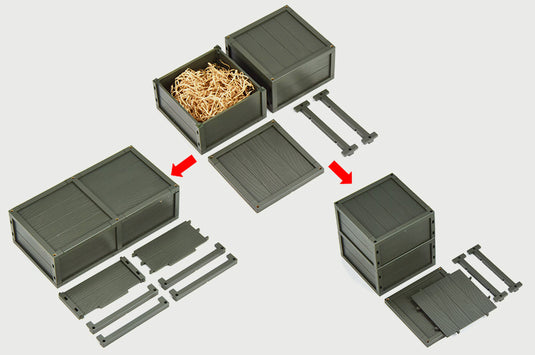Little Armory LD021Military Hard Case B2 - 1/12 Scale Plastic Model Kit