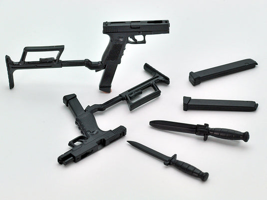 Little Armory LA028 Glock 17.18C Type - 1/12 Scale Plastic Model Kit