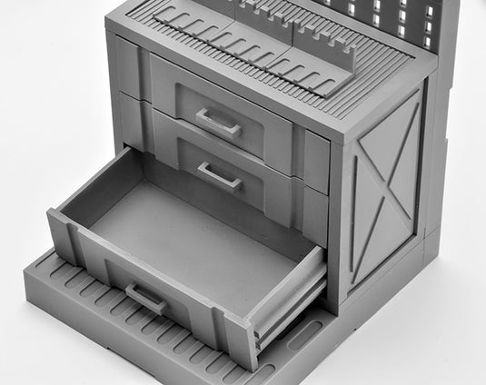 Little Armory LD006 Gun Rack B - 1/12 Scale Plastic Model Kit