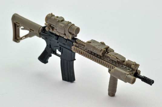 Little Armory LA037 M4A1SOPMOD Block 2 Type - 1/12 Scale Plastic Model Kit