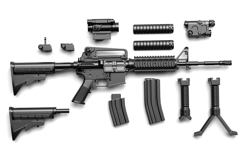 Load image into Gallery viewer, Little Armory LA050 M4A1 Type 2.0 - 1/12 Scale Plastic Model Kit
