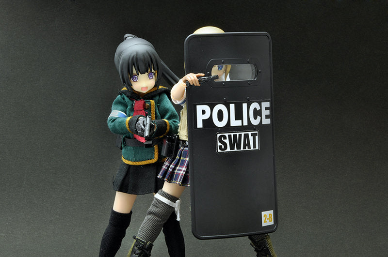 Load image into Gallery viewer, Little Armory LD005 Police Shield B - 1/12 Scale Plastic Model Kit
