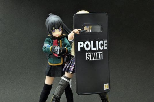 Little Armory LD005 Police Shield B - 1/12 Scale Plastic Model Kit