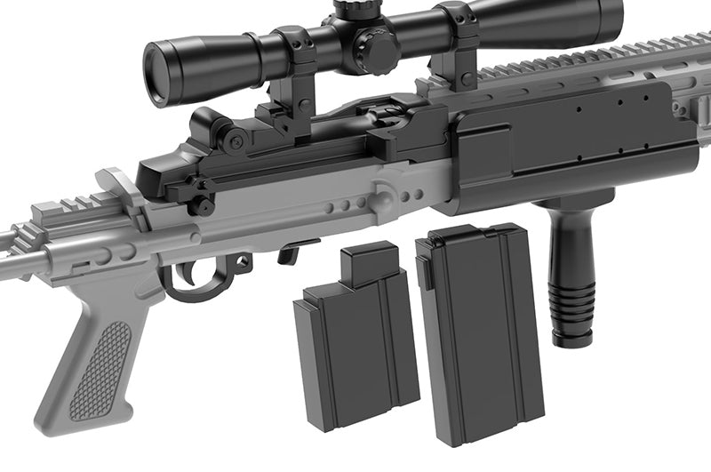 Load image into Gallery viewer, Little Armory LA051 Mk14Mod0 EBR - 1/12 Scale Plastic Model Kit
