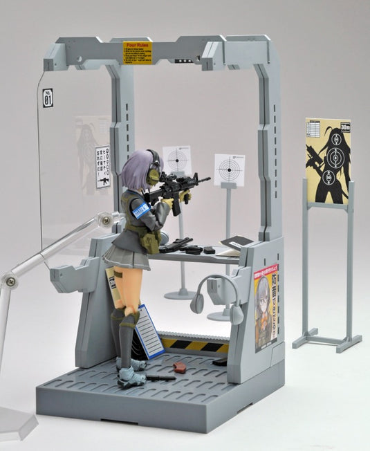 Little Armory LD010 Shooting Range A - 1/12 Scale Plastic Model Kit