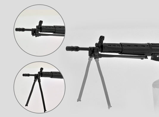 Little Armory LA020 Type 89 Mini Gun - 1/12 Scale Plastic Model Kit